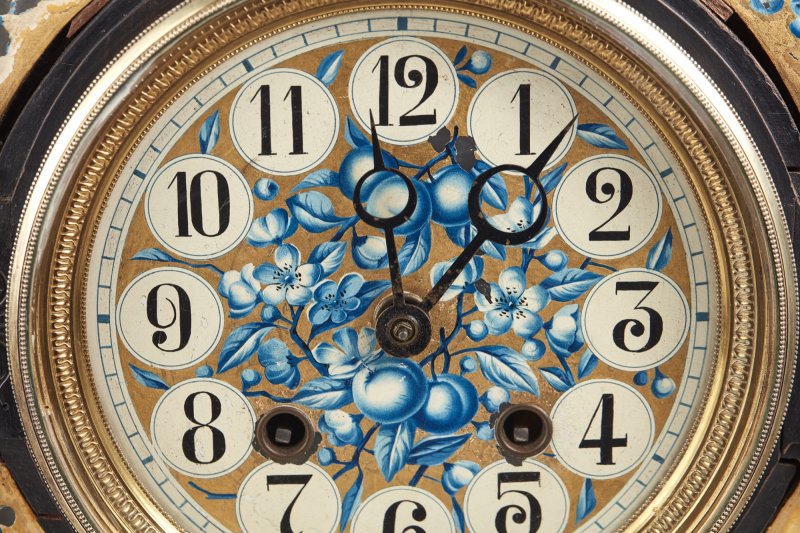 Antique Victorian 19th Century Ebonised Aesthetic Movement Mantel Clock - Image 8